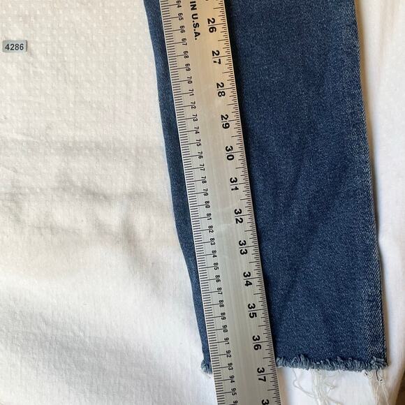 Rock & Republic Women Fixx Skinny Jeans size 8 M Blue Mid Rise Stretch Slimming - Picture 3 of 11